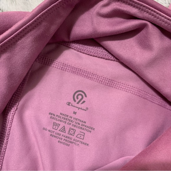 NWOT Women’s Champion Fuchsia Pink Tye-Dye High Waist Cropped Athletic Leggings - Picture 4 of 6